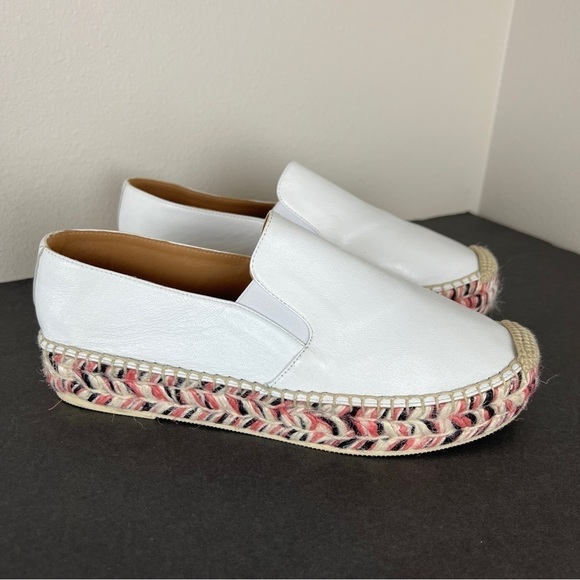 Aquatalia Jen Leather Platform Espadrille Slip-on Shoes - Picture 2 of 10